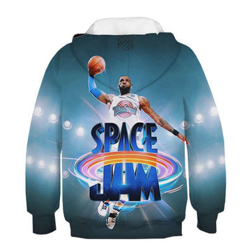 Pelicula Space jam 2 Niños Sudadera Cosplay Halloween Carnaval 3D Impreso